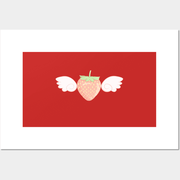 Strawberry - CELESTE Wall Art by ellenent